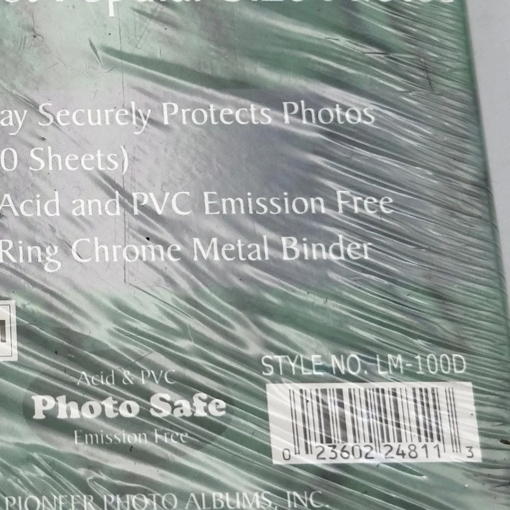 Pioneer Vintage Map Cherub‎ Magnetic Photo Album 100 Pages 3-Ring Binder LM-100D